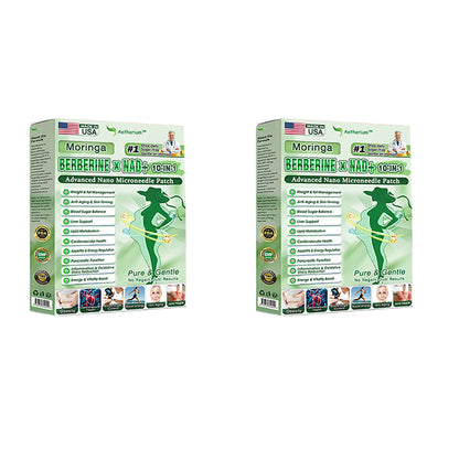 ⚡Official Store | 🍋 Aetherium® Moringa & Berberine 10-IN-1 Advanced Nano Microneedle Patch (Once Daily, visible changes in 7 days) ✅ Obesity, Diabetes, Sleep Apnea, And Joint Issues