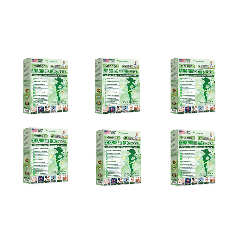 ⚡Official Store | 🍋 Aetherium® Moringa & Berberine 10-IN-1 Advanced Nano Microneedle Patch (Once Daily, visible changes in 7 days) ✅ Obesity, Diabetes, Sleep Apnea, And Joint Issues
